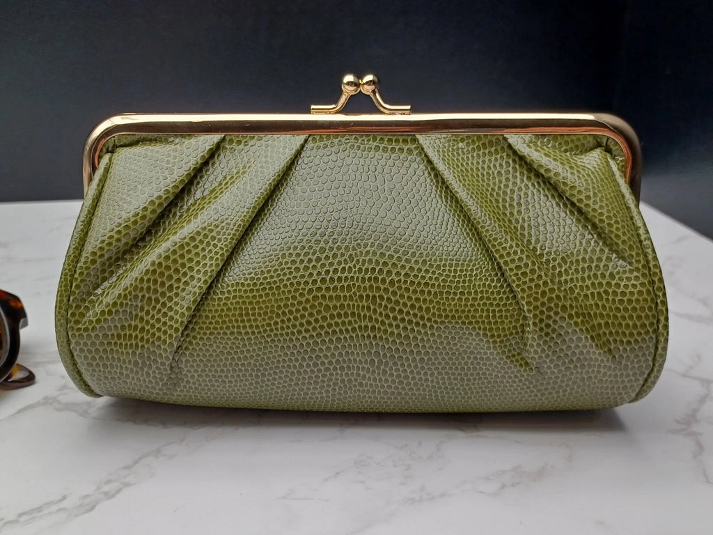 EMMANUELLE KHANH " VINTAGE " EK5051 - Braune Schuppen Sonnenbrille -Neu - Altbestand