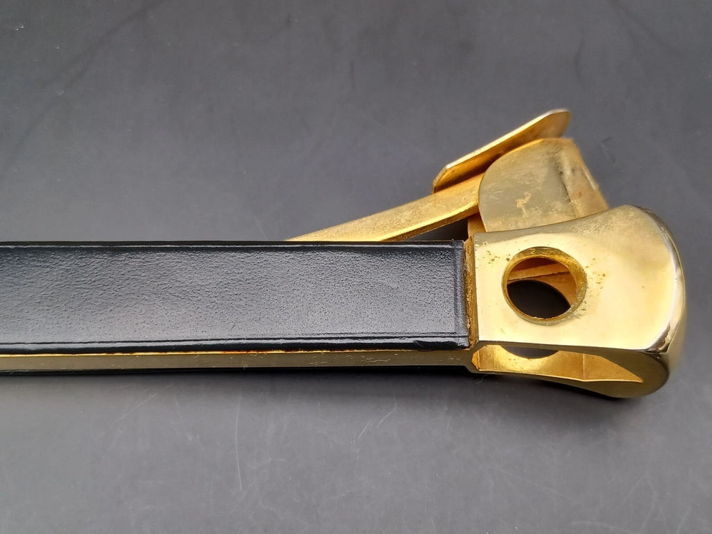 Solingen Zigarrenschneider mit Etui - Schwarzes Leder - Made in Germany - BB15-0945