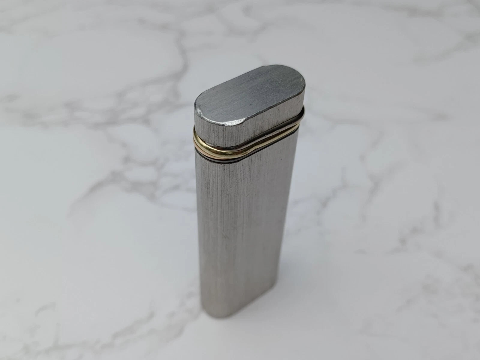 Cartier Trinity Feuerzeug versilbert – Gebraucht