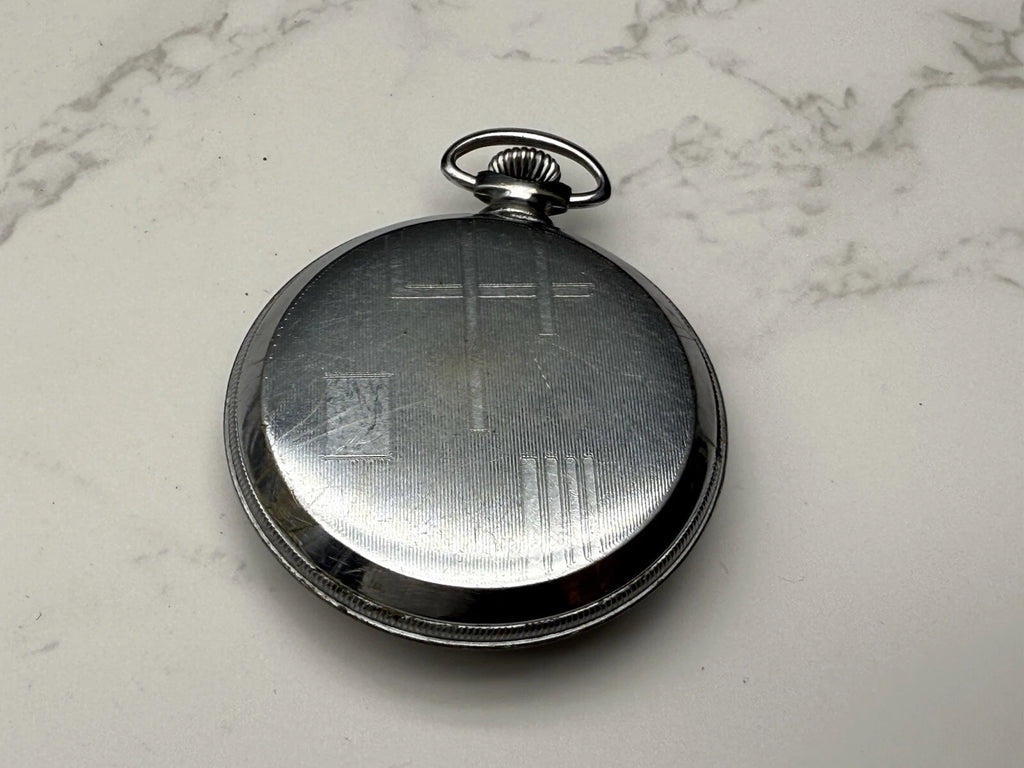 Montre de Gousset Chronomètre Acier Vintage – Made in France – À Restaurer