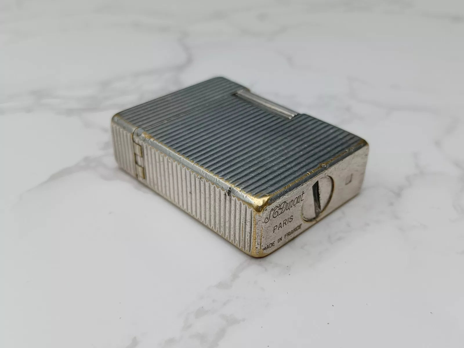 Briquet S.T. Dupont Line 1 BS - L1 BS - Plaqué Argent