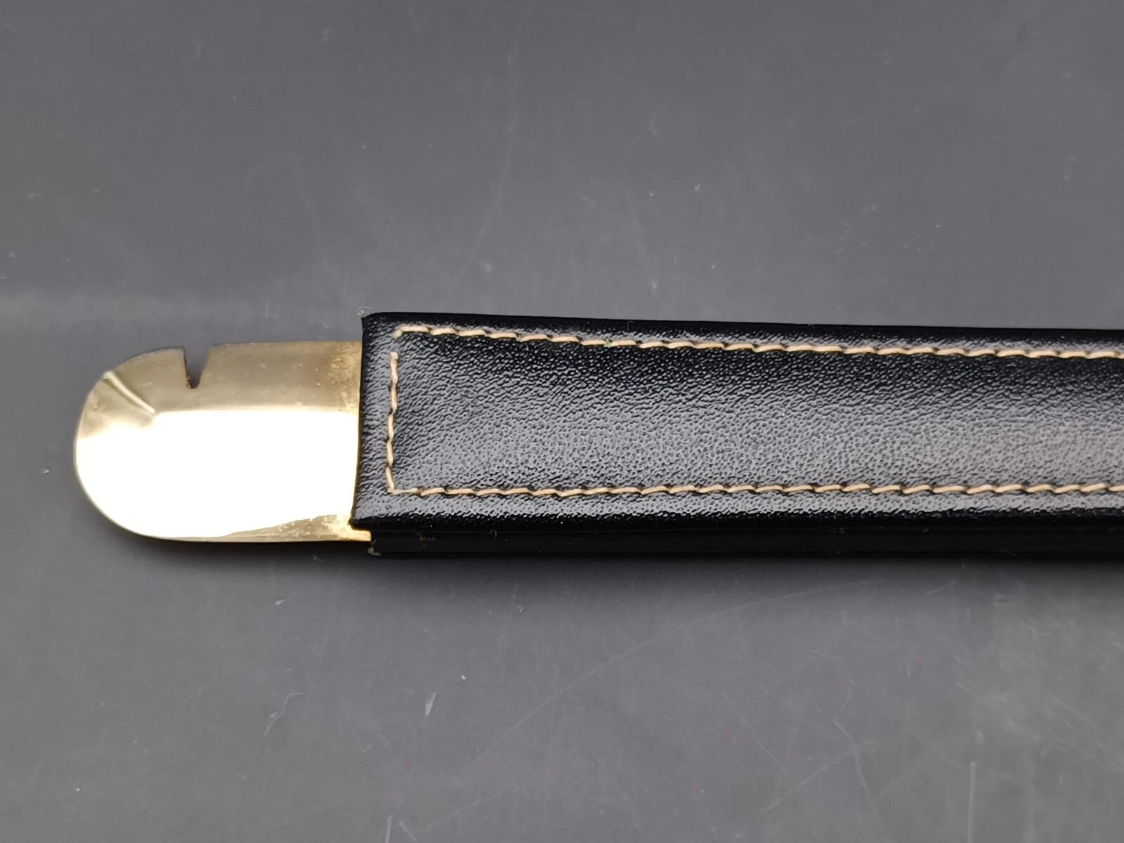 Solingen Cigar Cutter - Black Leather - Made In Germany - AG14-0946