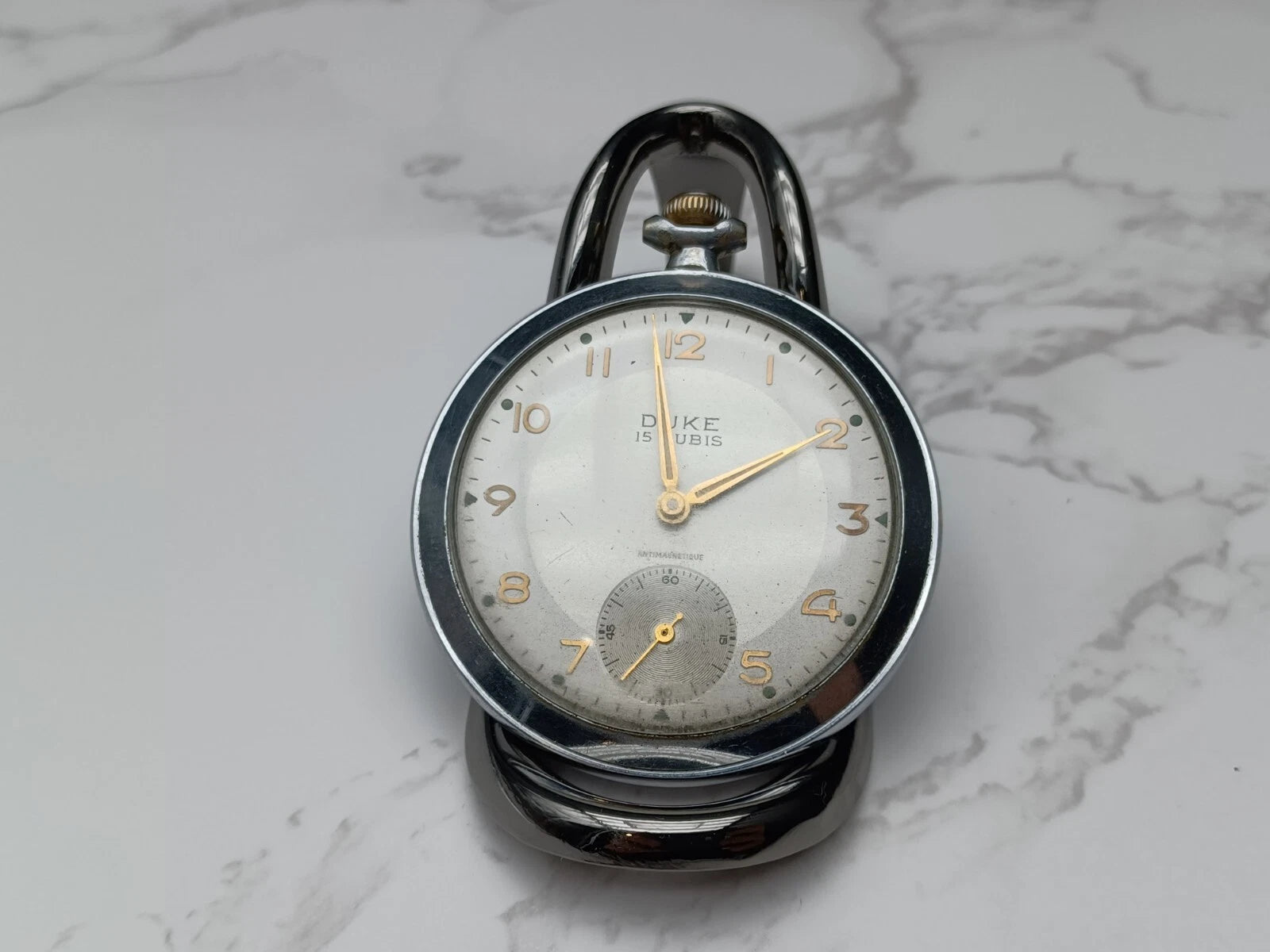 DUKE Pocket Watch - 15 Jewels  - Stainless steel - Functional - AE05-1673