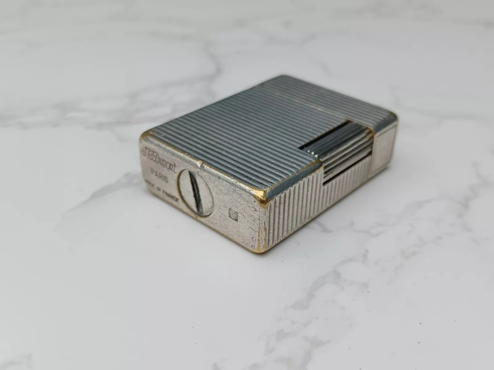 Briquet S.T. Dupont Line 1 BS - L1 BS - Plaqué Argent