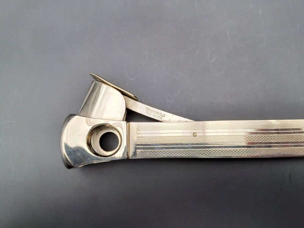 Coupe-Cigare Solingen Argenté Vintage Fabriqué en Allemagne - 1970