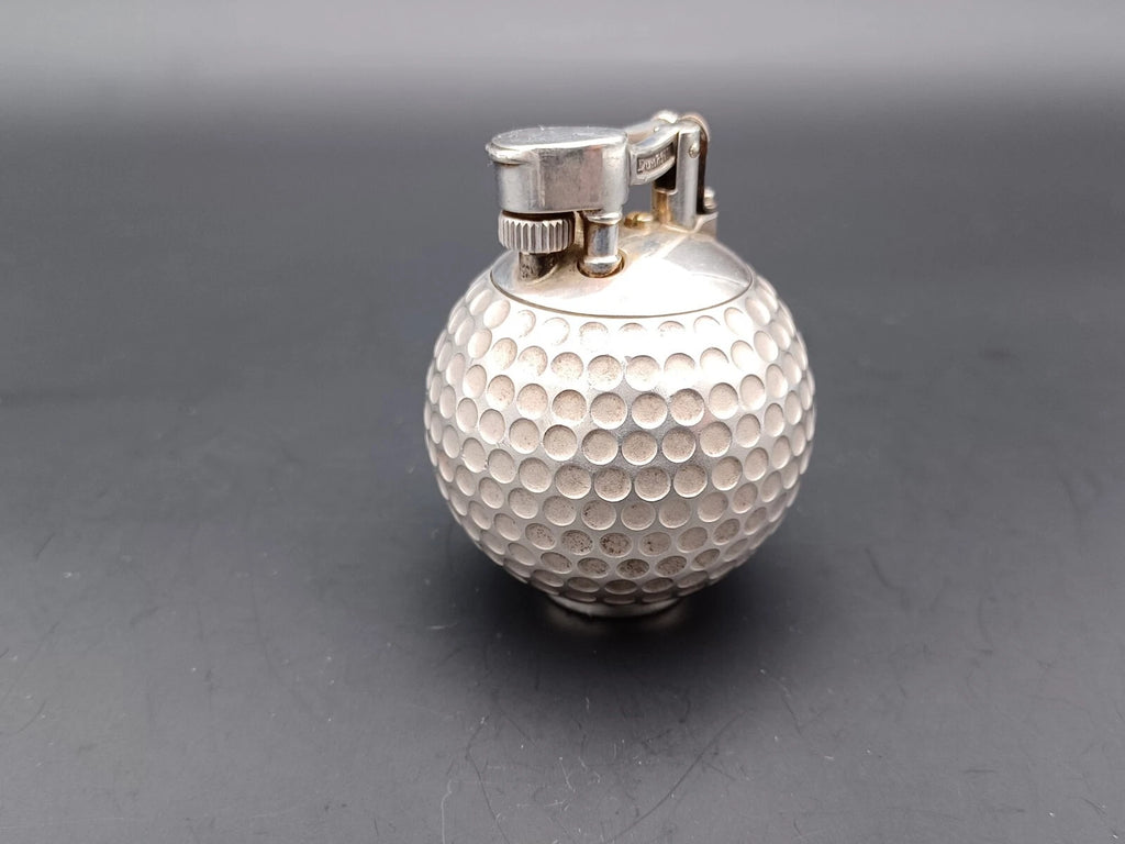 Rare antique Dunhill Golf Ball Petrol Lighter - Sterling Silver 925 - BA08-1495