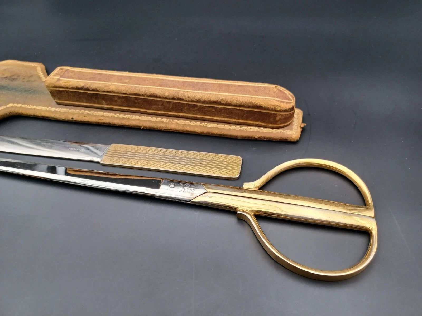 Vintage Solingen Letter Opener & Scissors - Made In Germany - XL-836