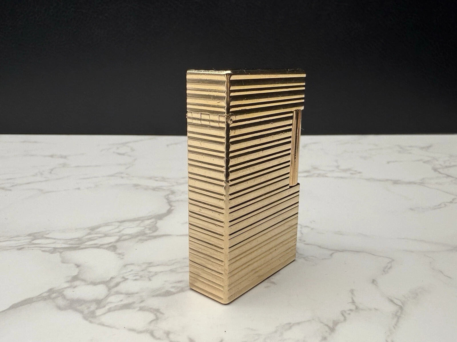 Nice S.T. DUPONT Line 1 BR - L1 BR - Large Model - Gold Plated - AS03-1770