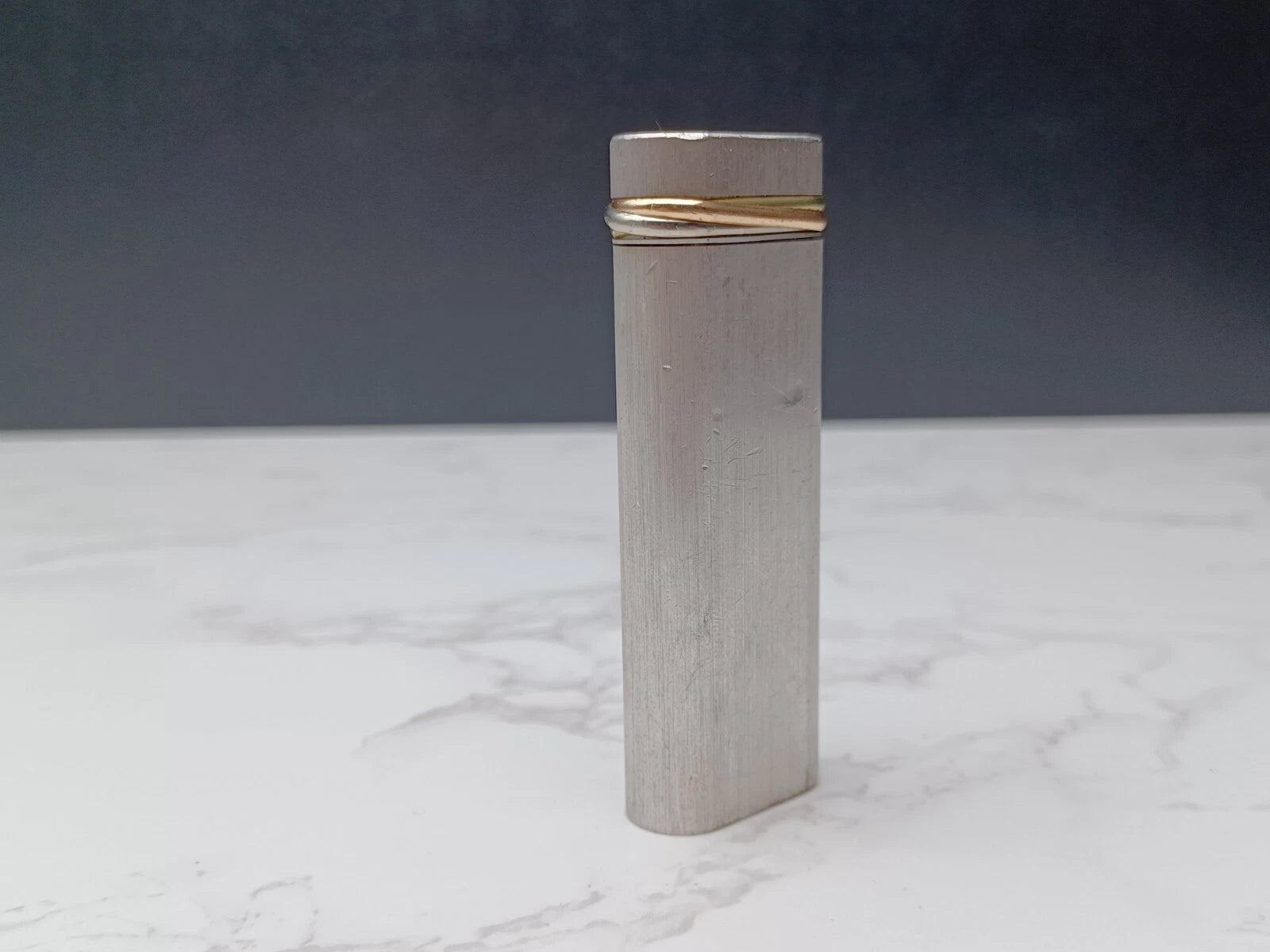 Cartier Trinity Feuerzeug versilbert – Gebraucht