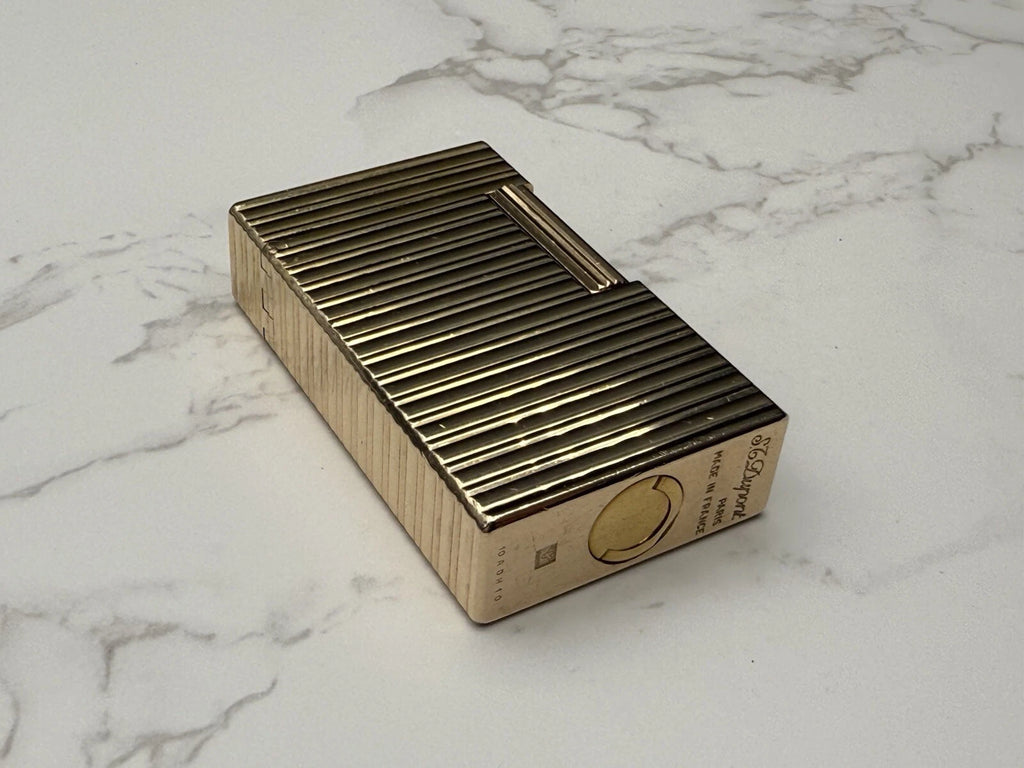 Nice S.T. DUPONT Line 1 BR - L1 BR - Large Model - Gold Plated - AS03-1770