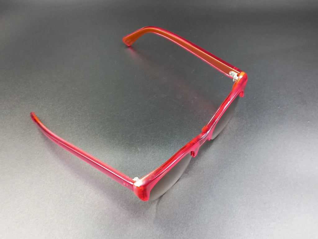 Schöne KIRK & KIRK „Jenny“ rote Sonnenbrille – Mit Etui – Neuwertig aus altem Lagerbestand – OVP