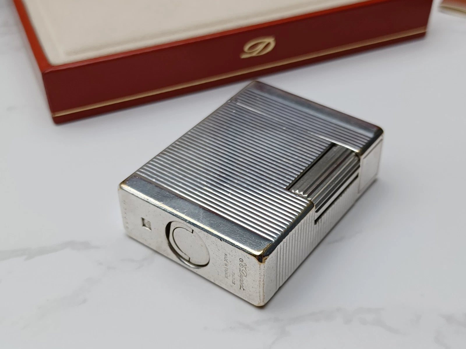 Komplettset S.T. DUPONT L1 BR - Line 1 BR - Versilbert - 1816AD14