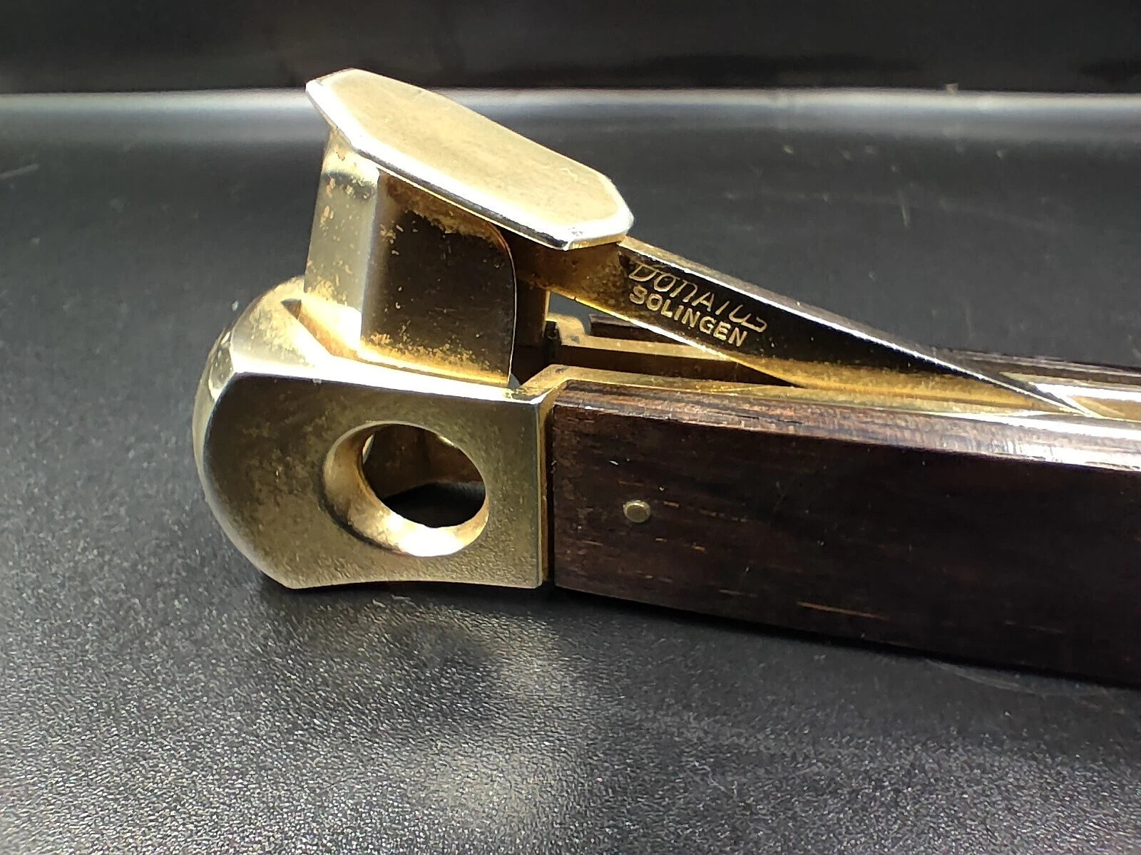 SOLINGEN " Donatus " - Cigar Cutter - Wood - Made In Germany - 0704CO AM05