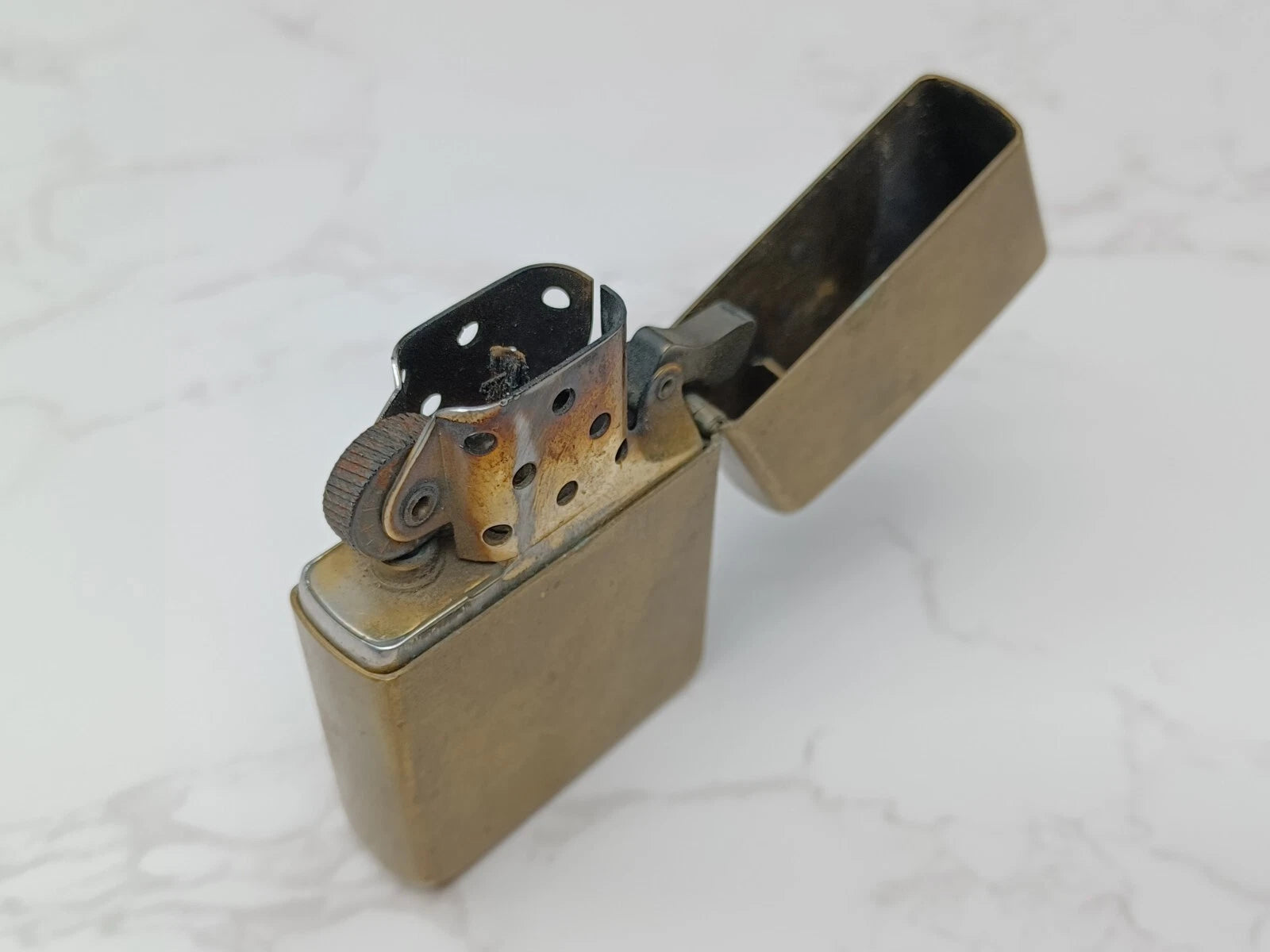 Very Rare BRASS ZIPPO Lighter - 85TH HARLEY DAVIDSON - 1932/1991 - AG08-1595