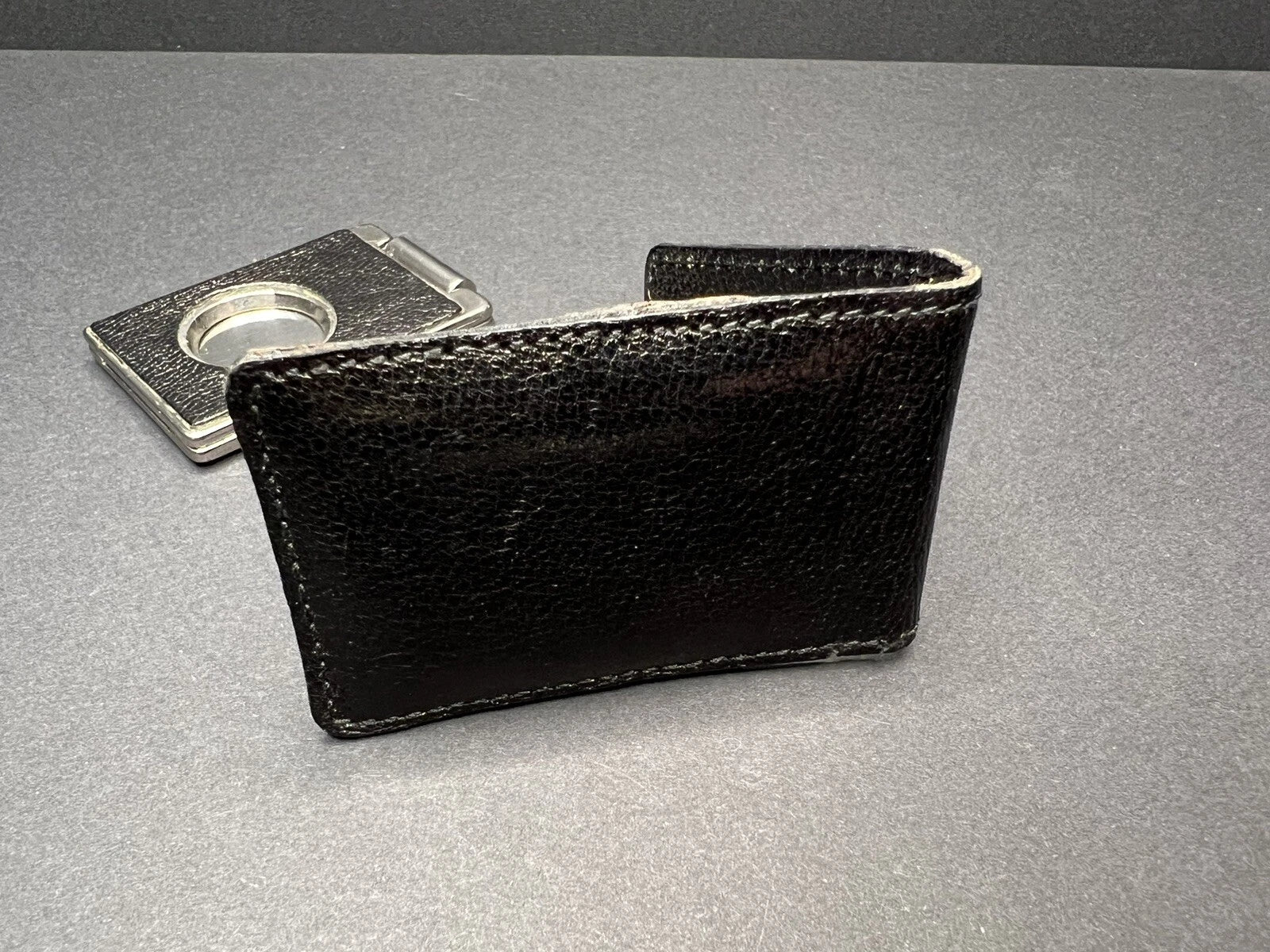 LANCEL - Zigarrenschneider mit Lederetui - 1117CO - BA01