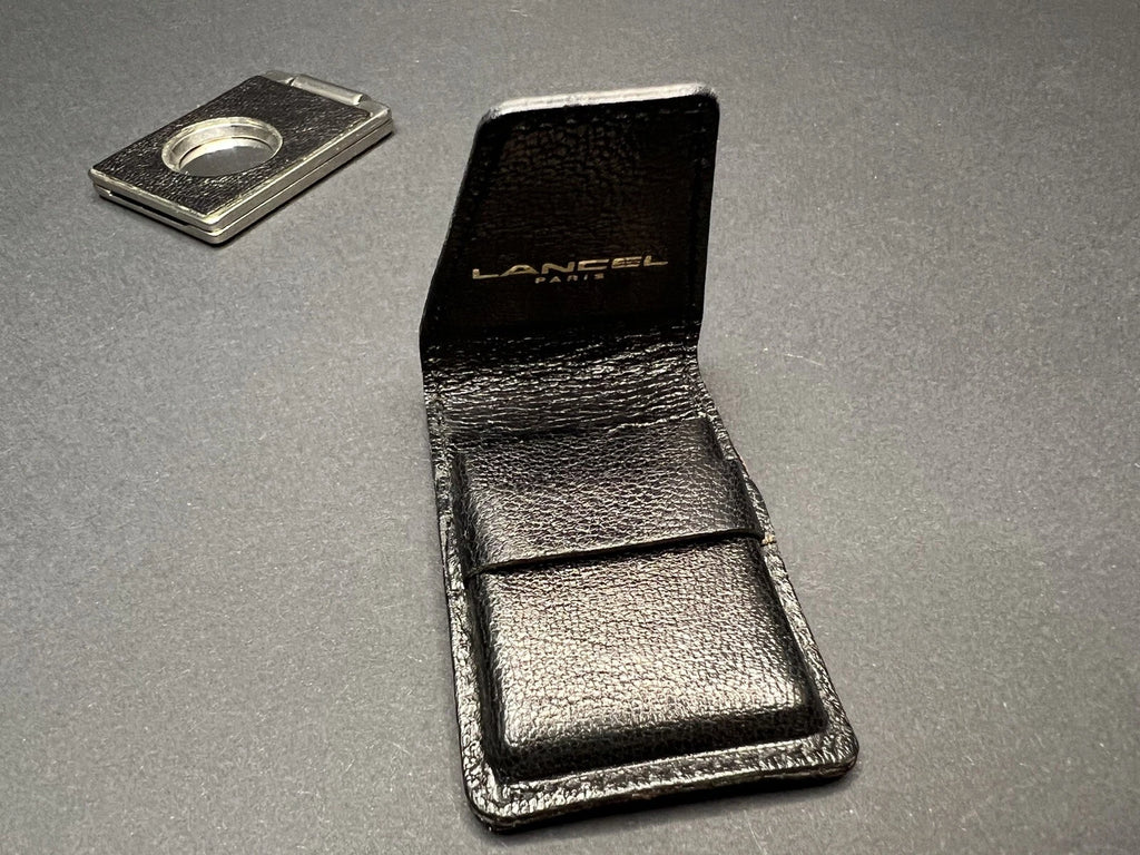 LANCEL - Zigarrenschneider mit Lederetui - 1117CO - BA01