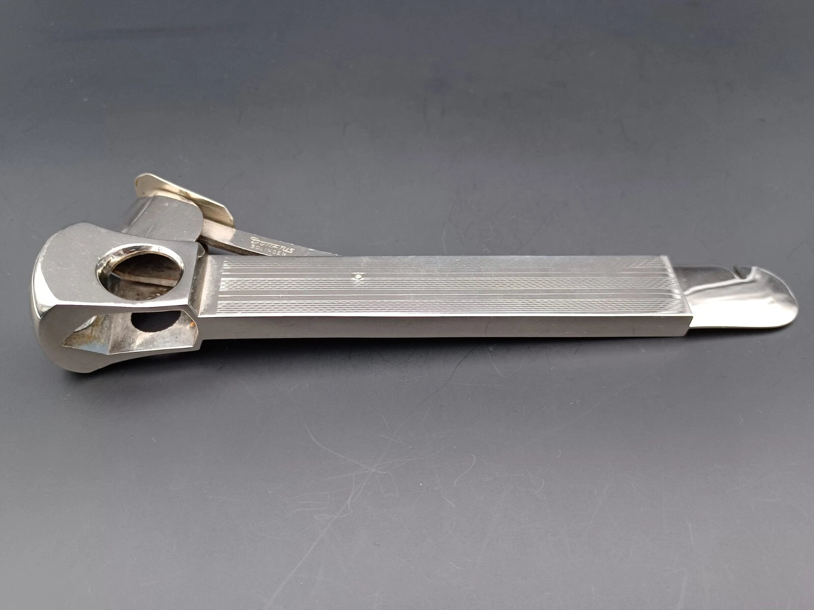 Coupe-Cigare Solingen Argenté Vintage Fabriqué en Allemagne - 1970