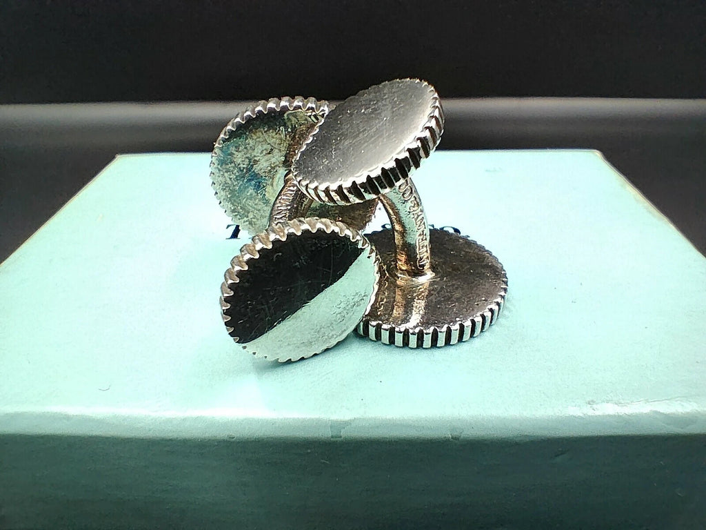 TIFFANY & CO Manschettenknöpfe aus Sterlingsilber - Zeremonie - Hergestellt in den USA - 0148CO AH06