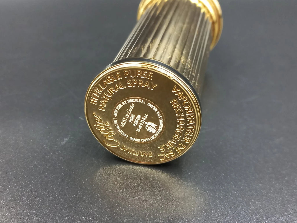 Vaporisateur rechargeable Cartier Doré pour Sac à Main – Luxe Occasion
