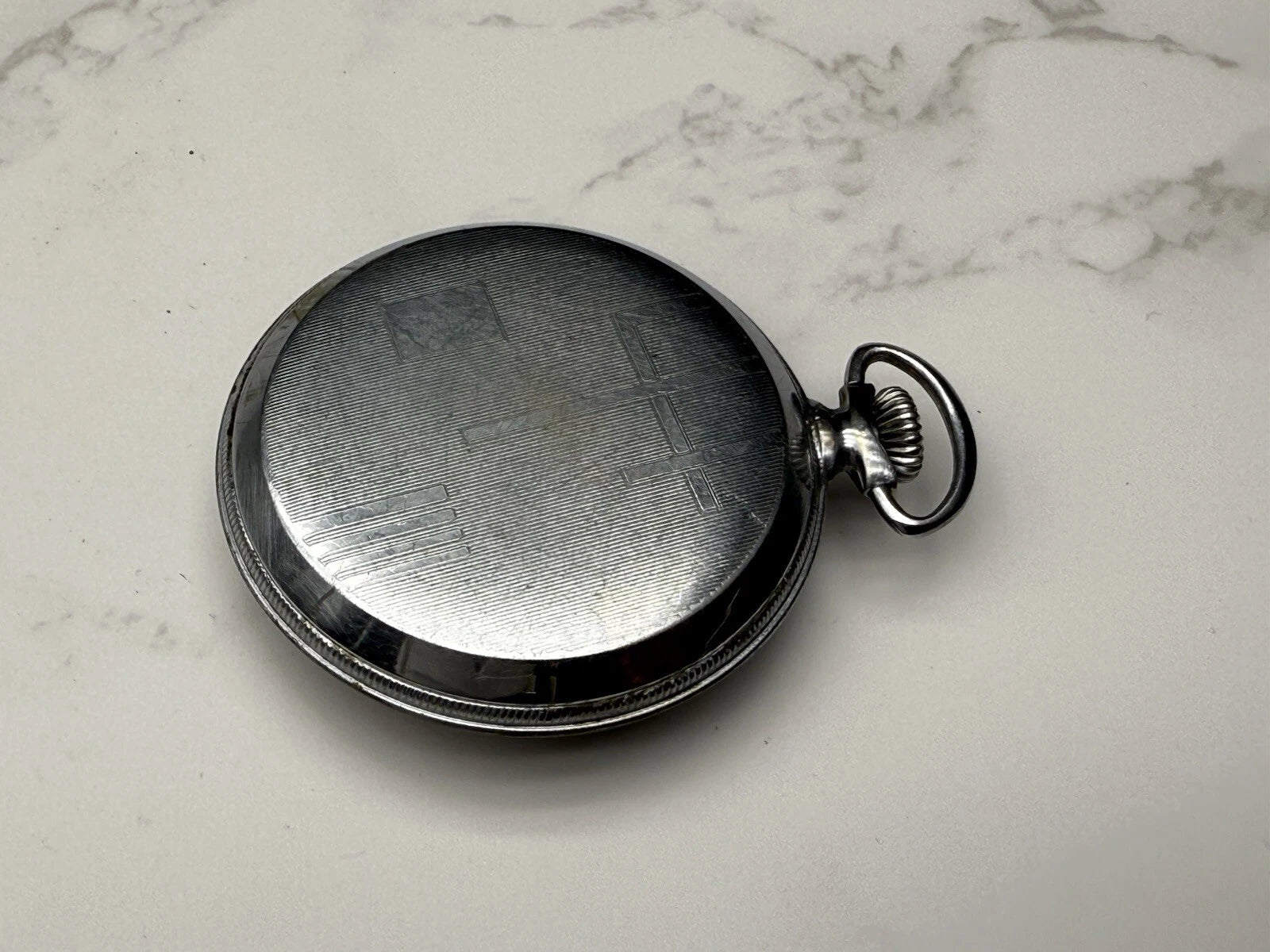 Montre de Gousset Chronomètre Acier Vintage – Made in France – À Restaurer