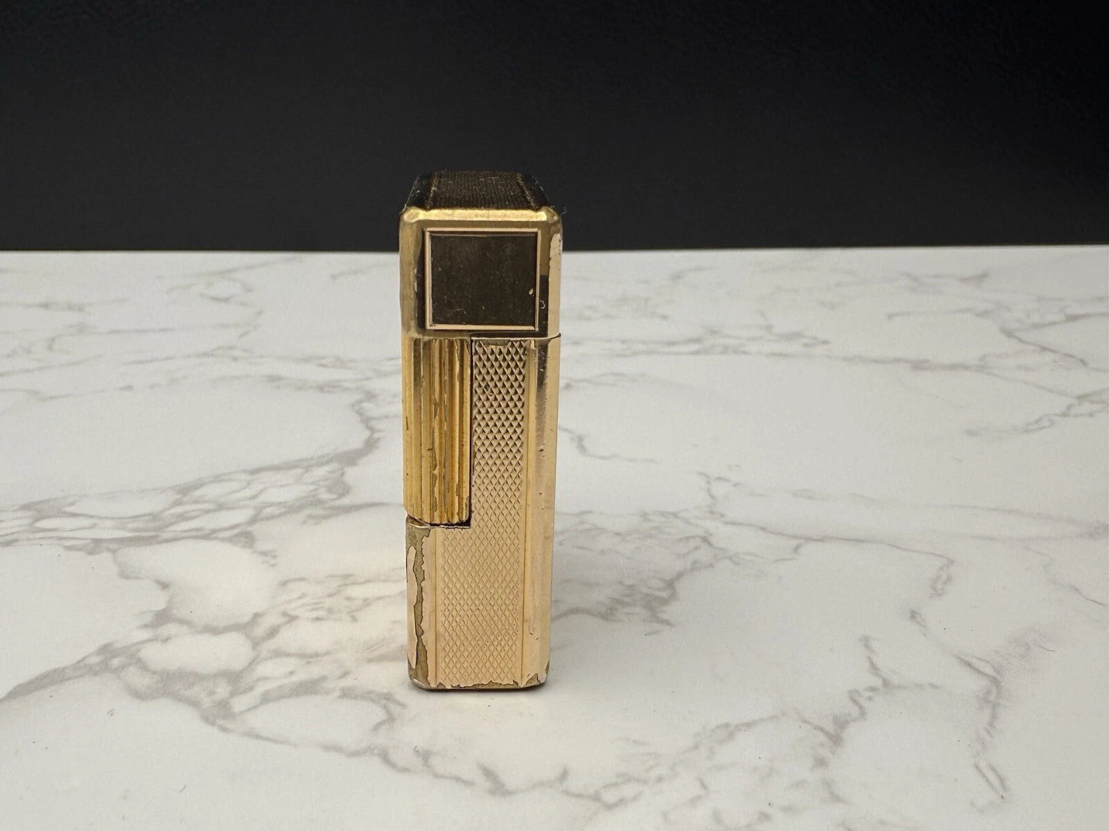 S.T. DUPONT Feuerzeug Line 1 BR Gas – L1 BR – kleines Modell – vergoldet – AF08-1651