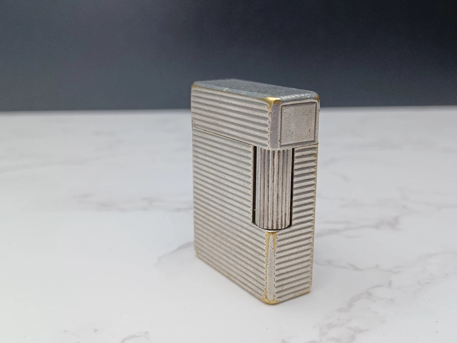 Briquet S.T. Dupont Line 1 BS - L1 BS - Plaqué Argent