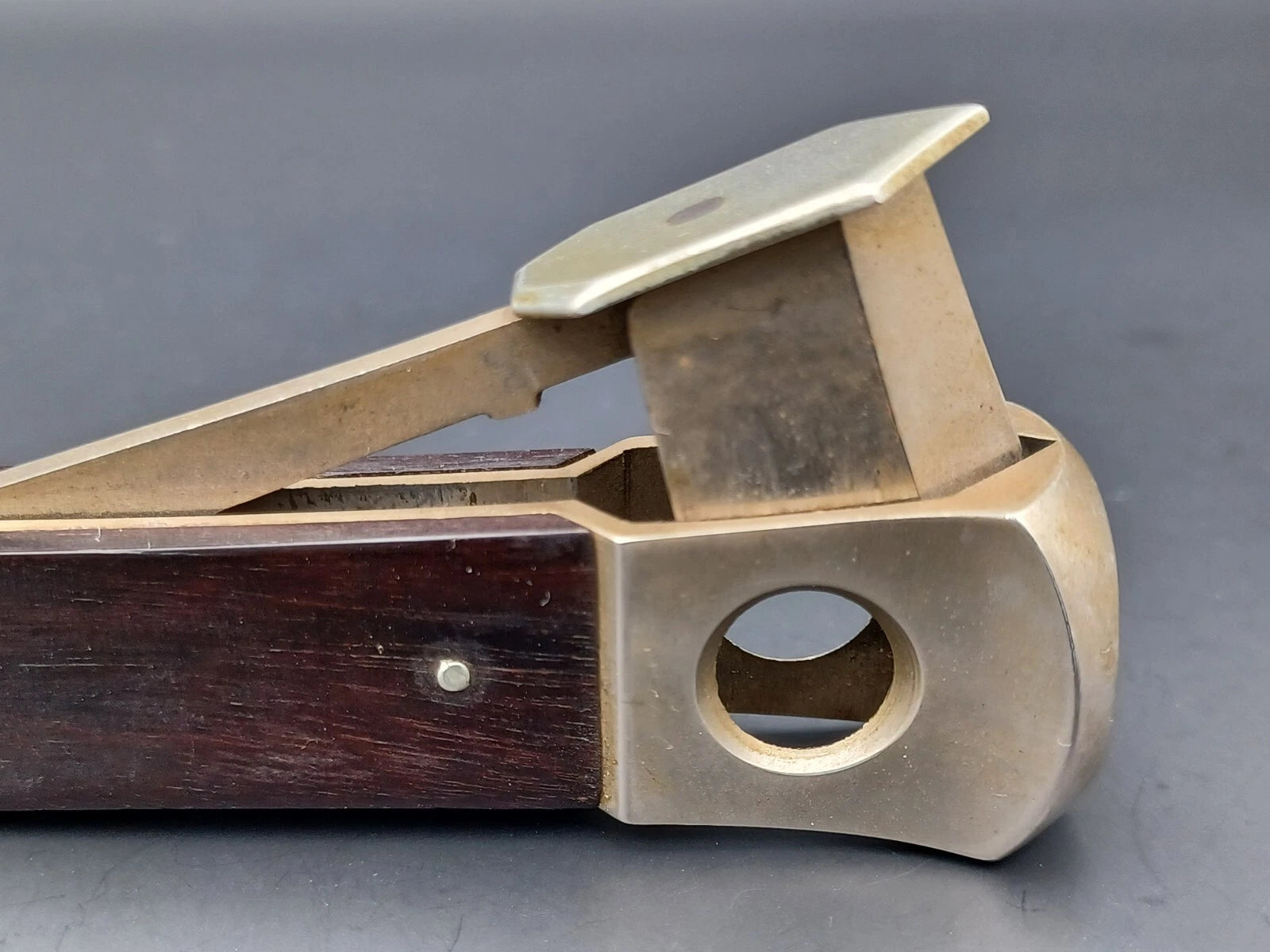 Vintage Solingen Zigarrenschneider - Holz - Hergestellt in Deutschland - AS02-719
