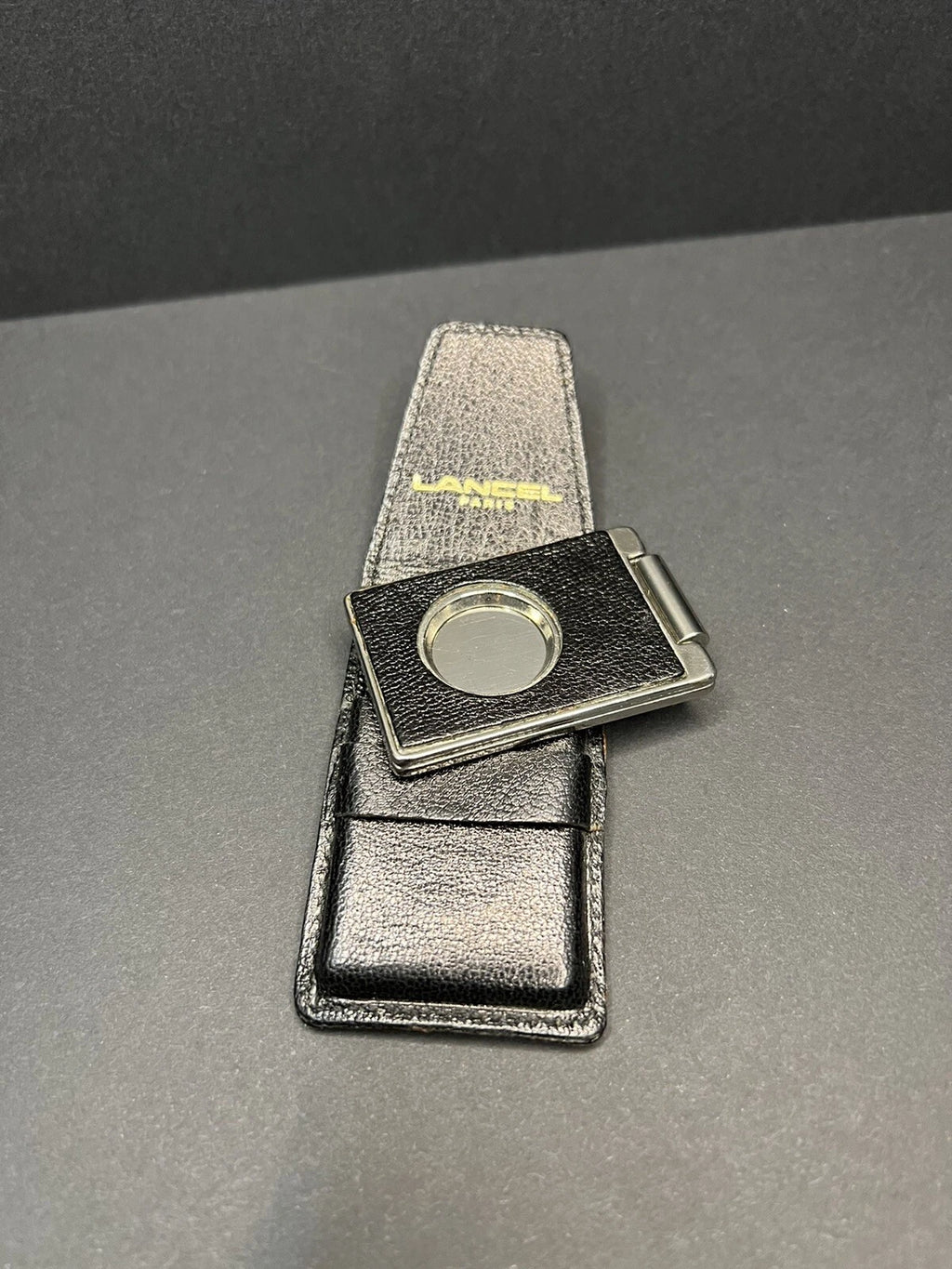LANCEL - Zigarrenschneider mit Lederetui - 1117CO - BA01