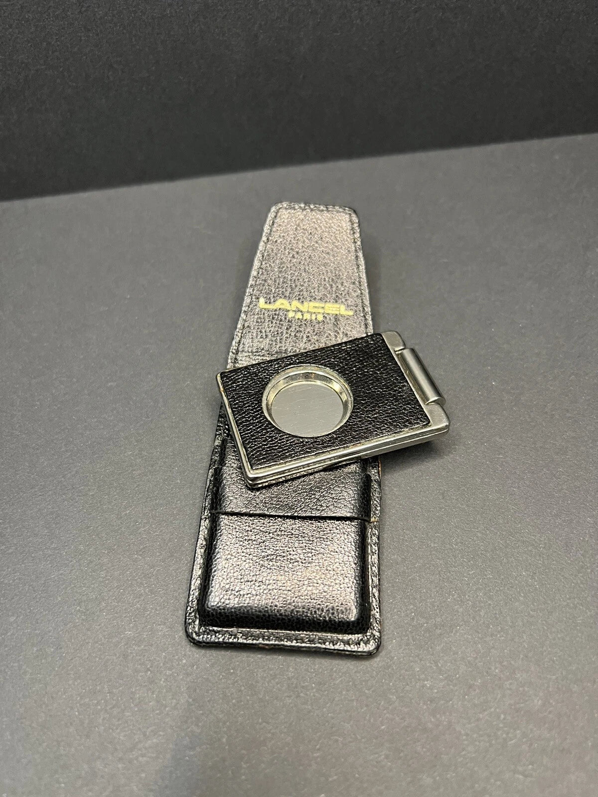 LANCEL - Cigar cutter with leather case - 1117CO - BA01