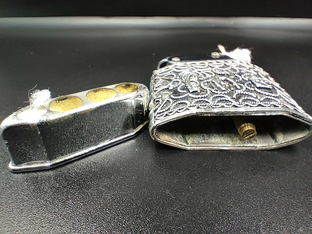 Nova - Antikes französisches Feuerzeug aus Sterlingsilber - Hergestellt in Frankreich - Punzen - ED10