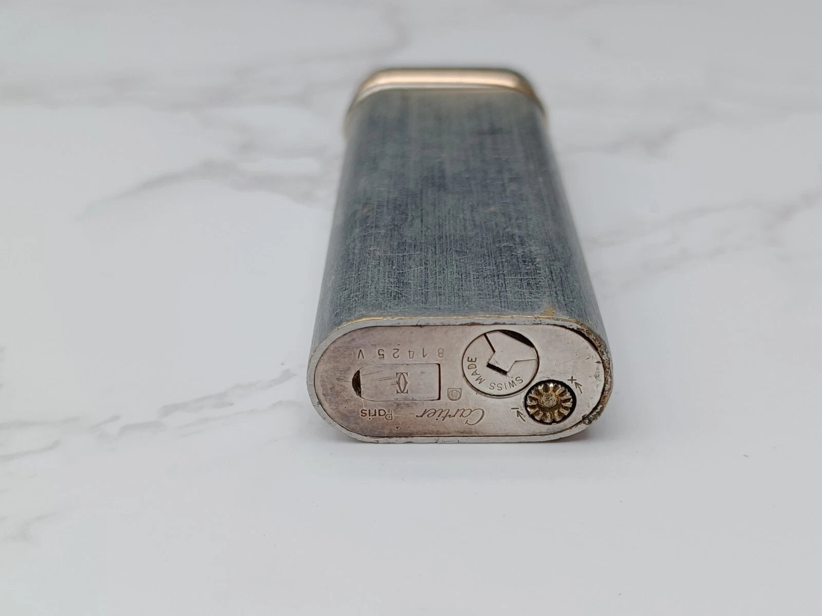 Cartier Trinity Feuerzeug versilbert – Gebraucht