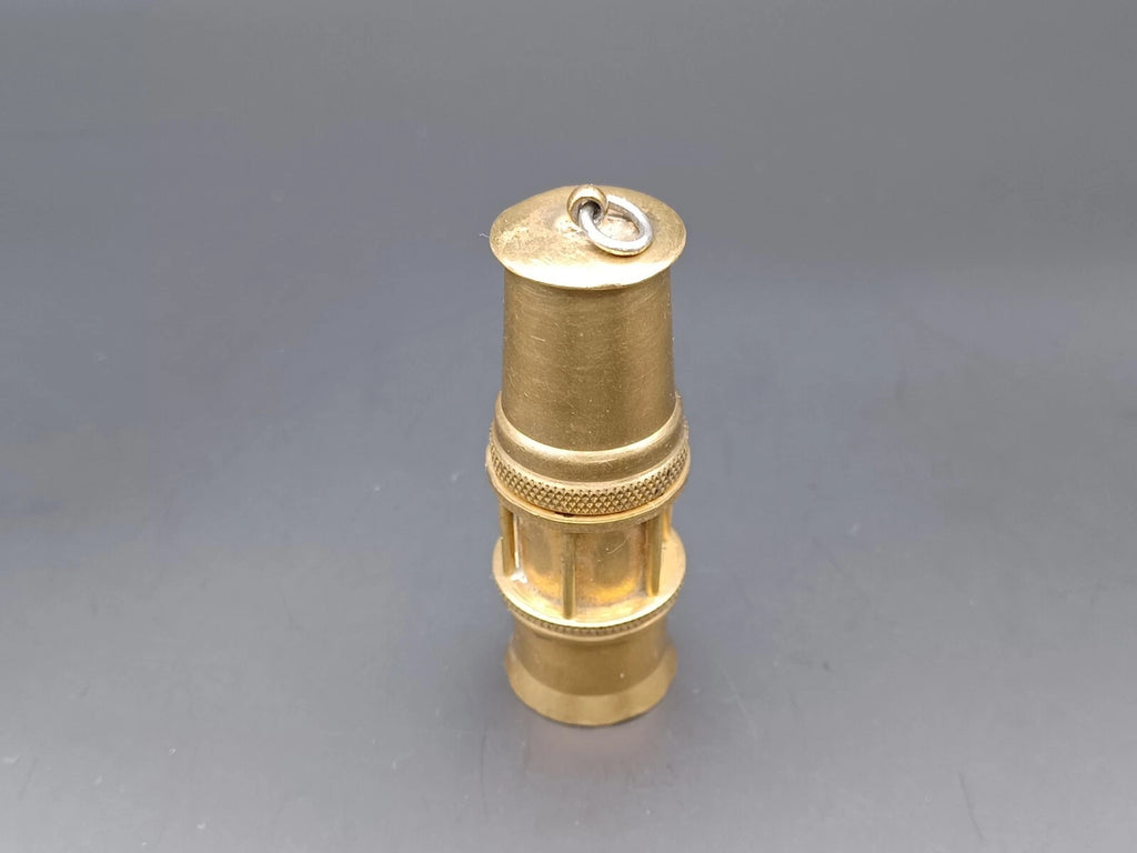 Rare & Antique Brass Petrol Lighter - WW2 - Trench art lighter - AF17-1609