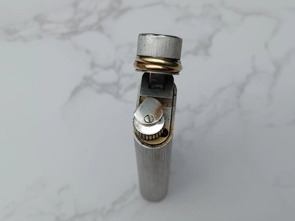 Cartier Trinity Feuerzeug versilbert – Gebraucht