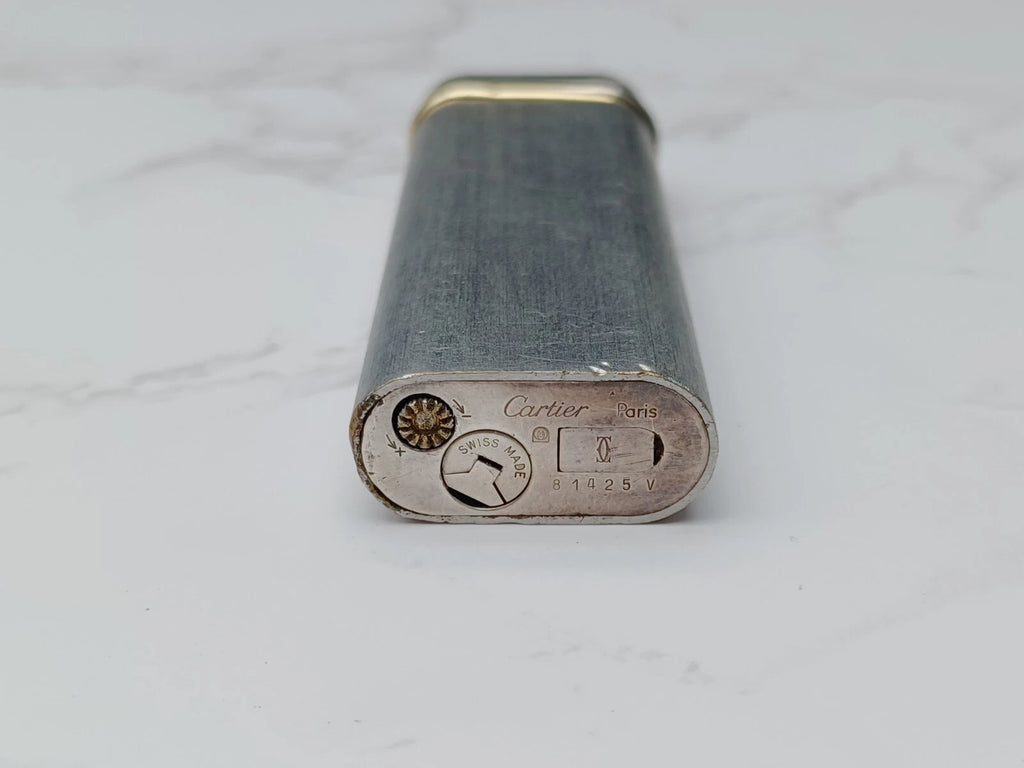 Cartier Trinity Feuerzeug versilbert – Gebraucht