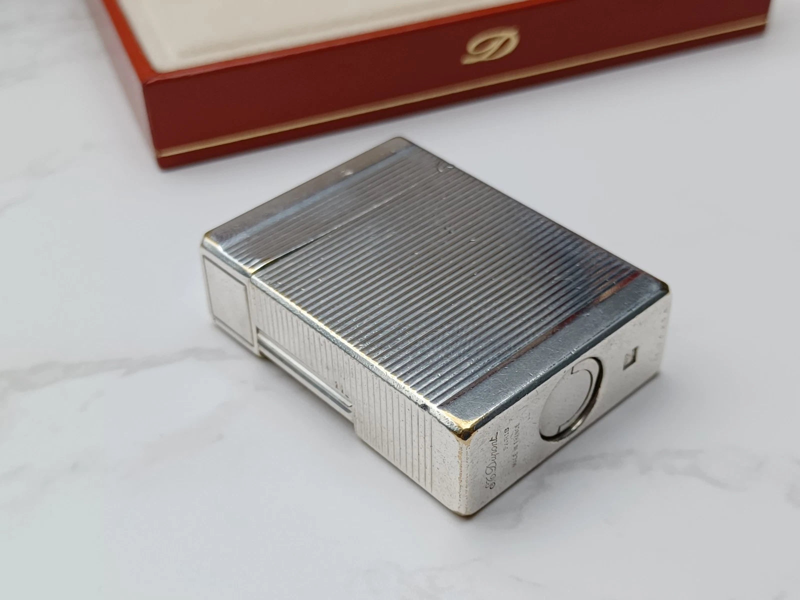 Komplettset S.T. DUPONT L1 BR - Line 1 BR - Versilbert - 1816AD14