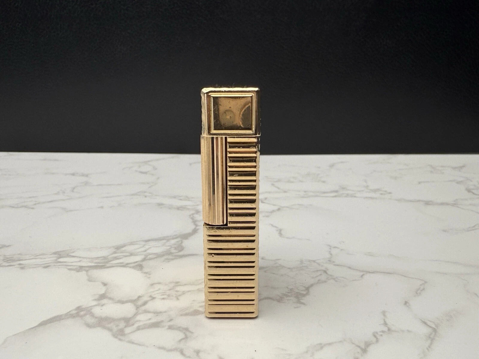 Schönes S.T. DUPONT Line 1 BR - L1 BR - Großes Modell - Vergoldet - AS03-1770