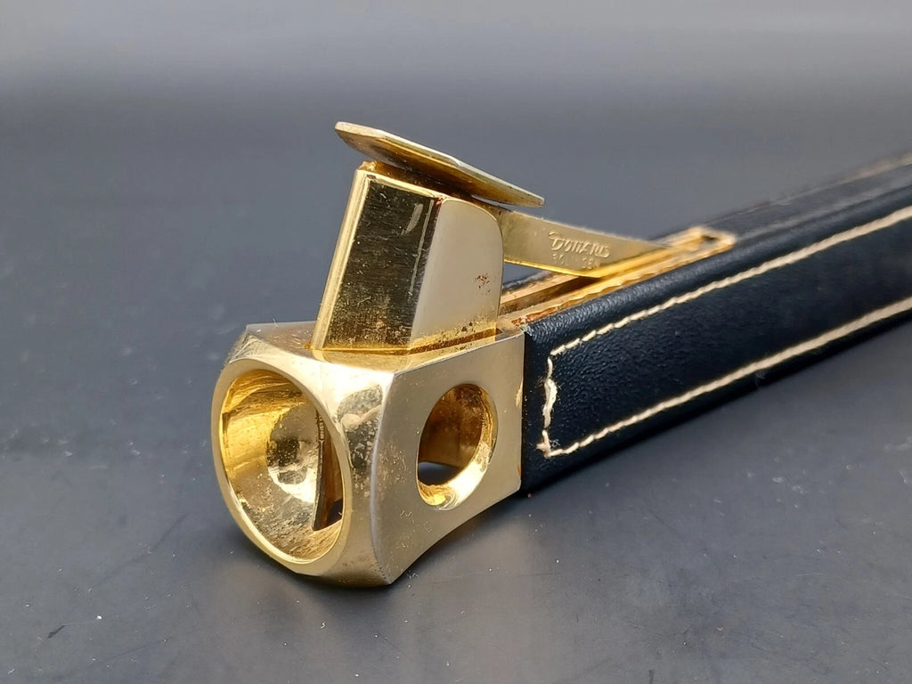 Solingen Cigar Cutter - Black Leather - Made In Germany - AG14-0946