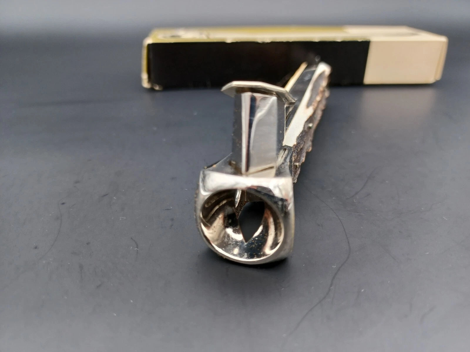 Schöner Ibelo Zigarrenschneider mit Box - Horn - Hergestellt in Deutschland - AG14-1339