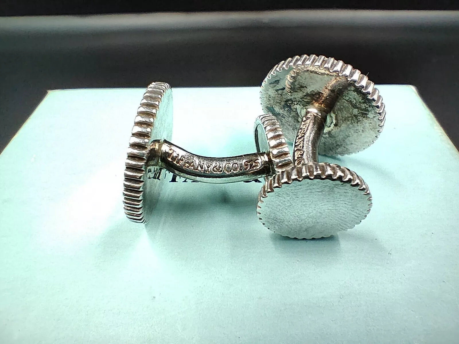 TIFFANY & CO Sterling Silver Cufflinks - Ceremony - Made In USA -  0148CO AH06