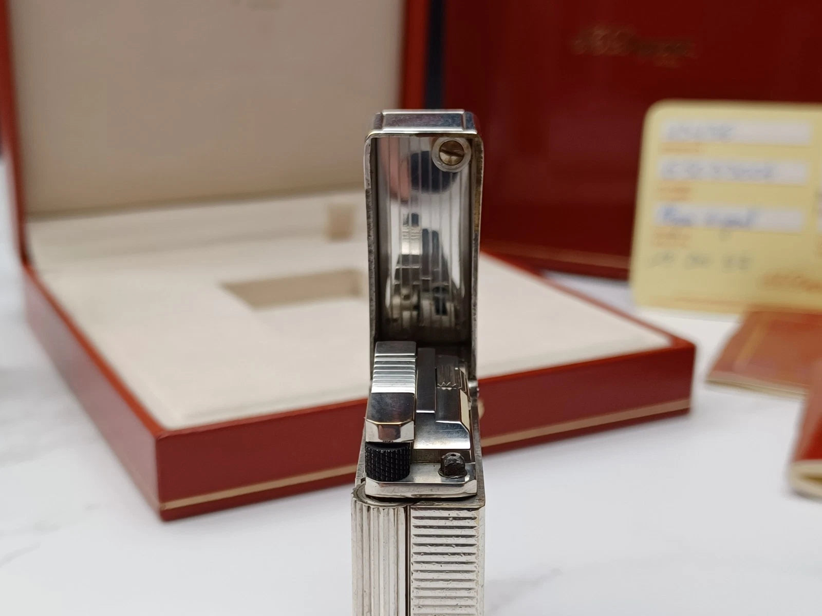 Komplettset S.T. DUPONT L1 BR - Line 1 BR - Versilbert - 1816AD14