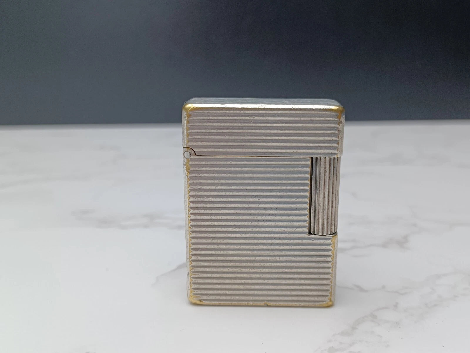 Briquet S.T. Dupont Line 1 BS - L1 BS - Plaqué Argent