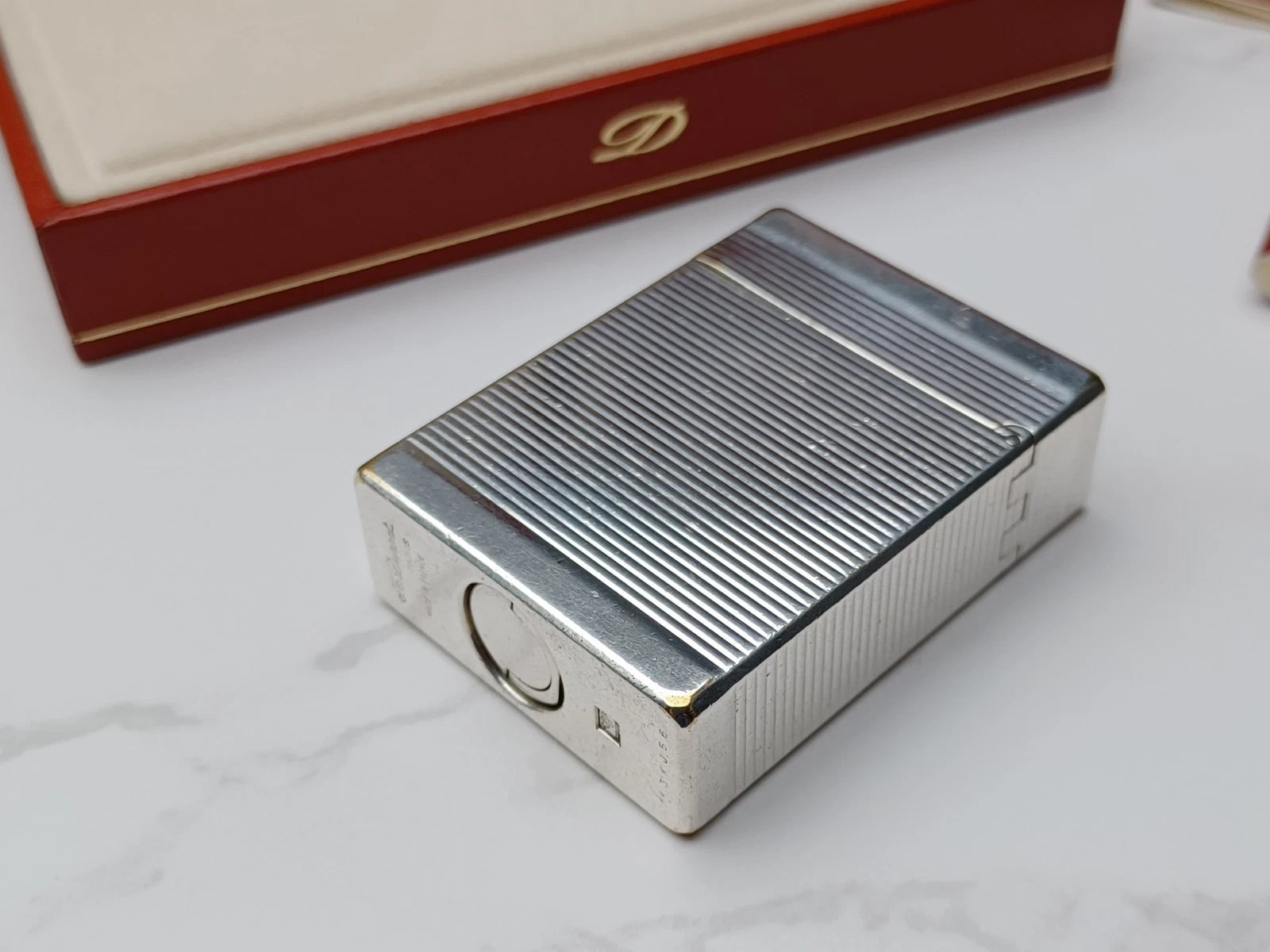 Komplettset S.T. DUPONT L1 BR - Line 1 BR - Versilbert - 1816AD14