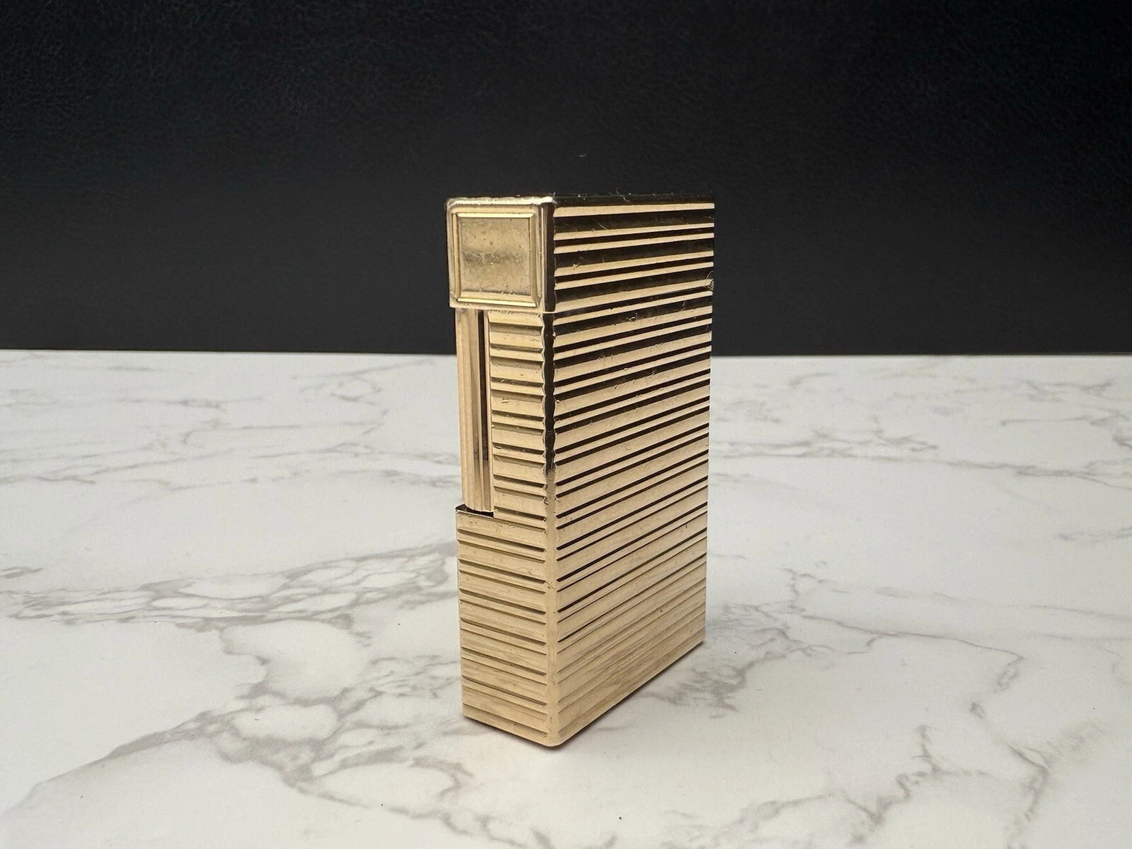 Schönes S.T. DUPONT Line 1 BR - L1 BR - Großes Modell - Vergoldet - AS03-1770