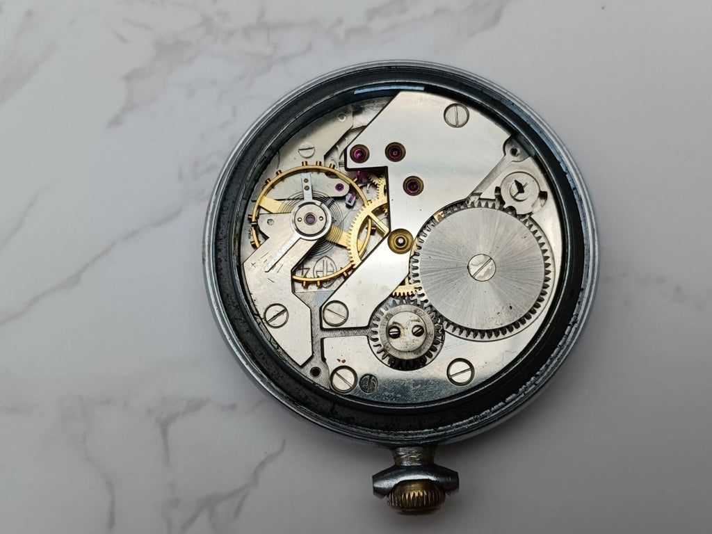 DUKE Taschenuhr - 15 Steine - Edelstahl - Funktionstüchtig - AE05-1673
