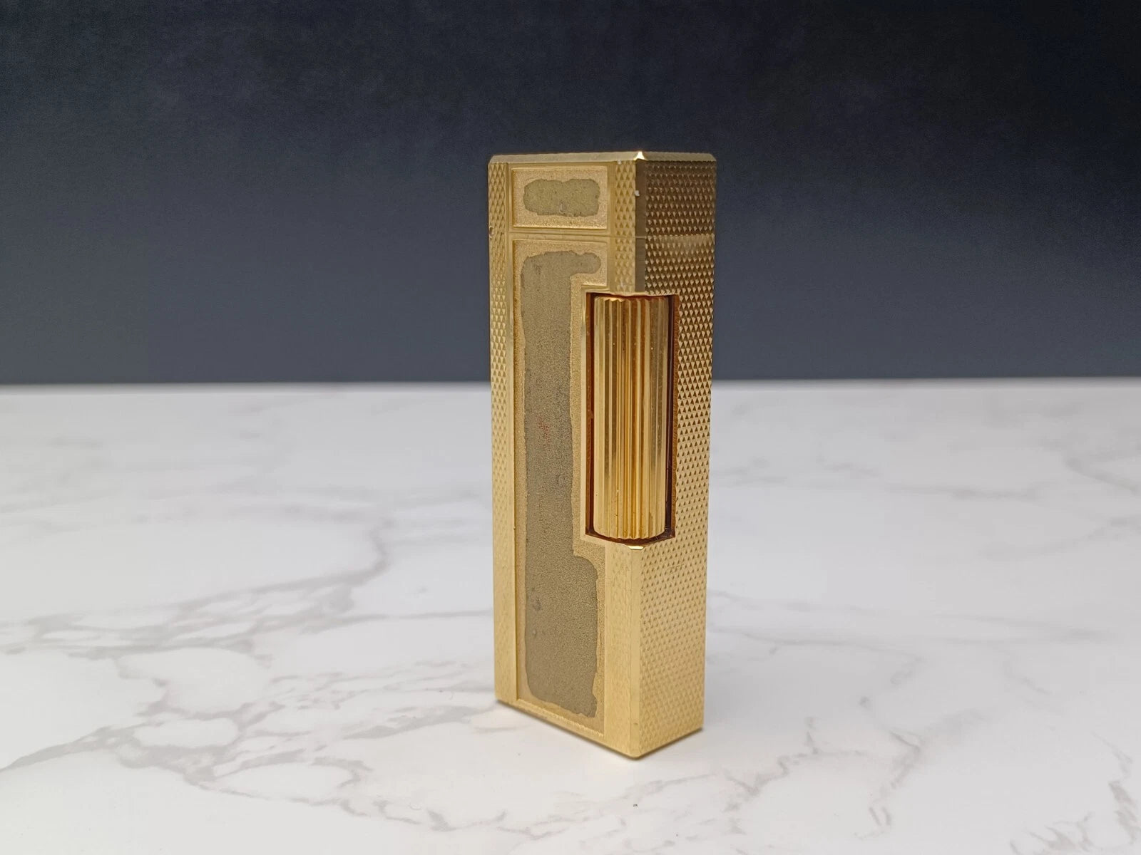 Dunhill Rollagas Gas Lighter - Gold plated - Swiss made -  AM10-1726