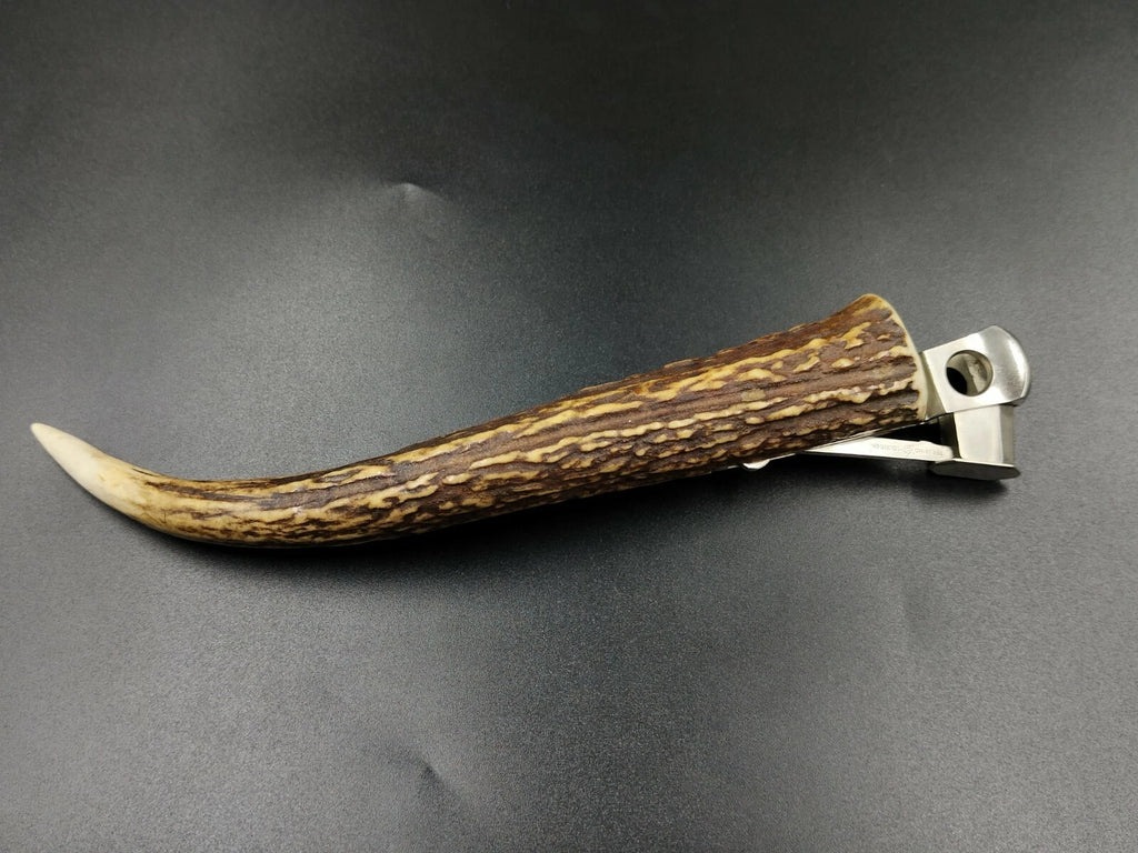 Schöner SOLINGEN " Donatus " - Tisch-Zigarrenschneider - Horn - 0796CO XL