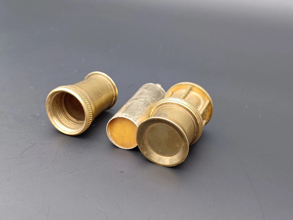 Rare & Antique Brass Petrol Lighter - WW2 - Trench art lighter - AF17-1609